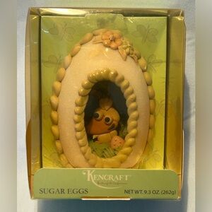 Kencraft Panoramic Sugar Egg with Chick Design -Original Box